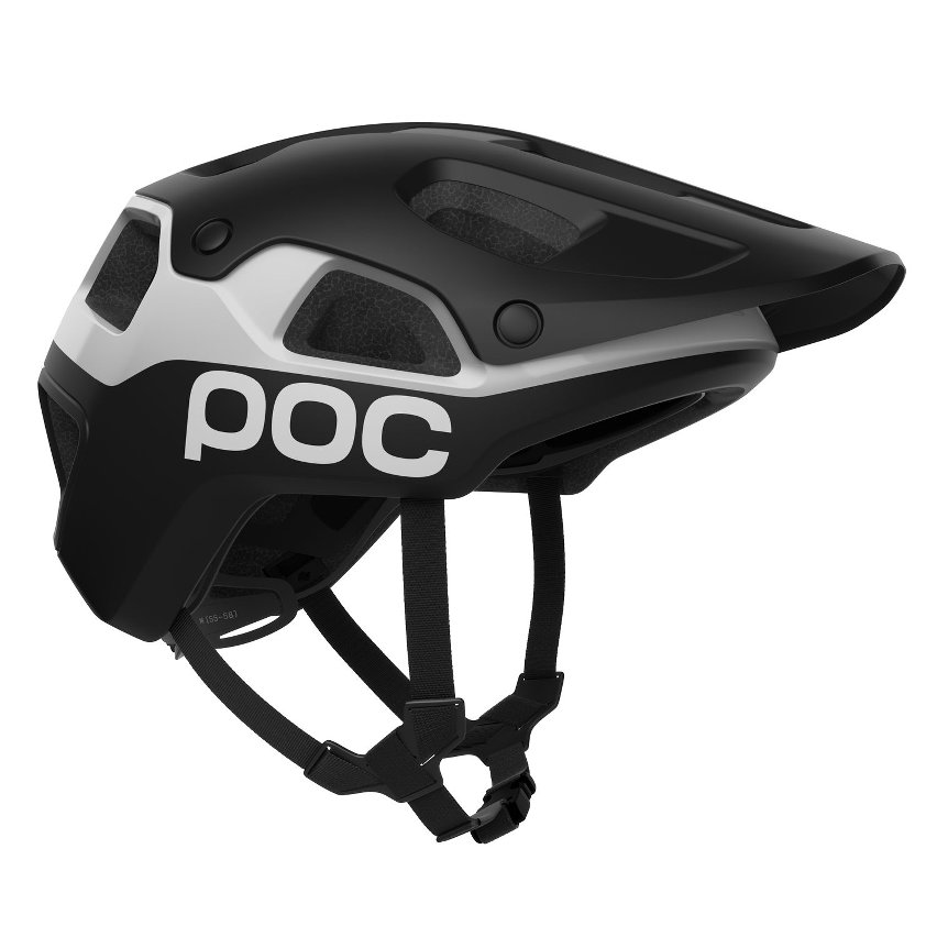 poc cularis pure - casco mtb - Uranium Black Matt/Hydrogen White