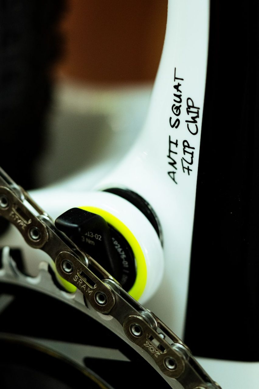 Canyon Lux World Cup 2026 - anti squat flip chip