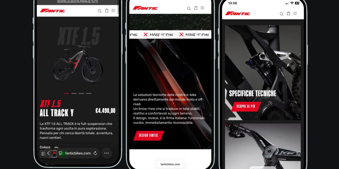 Fantic Bikes lancia il nuovo sito con Click & Collect
