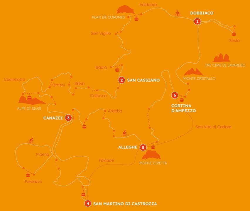 RODA FunActive Tours - mappa