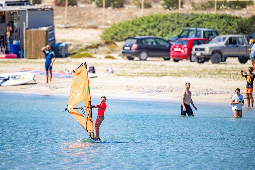 meltemi windsurf karpathos cjicken bay