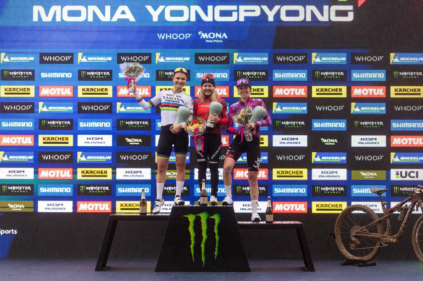 Mountain Bike World Series Mona Yongpyong - podio XCO Elite Women