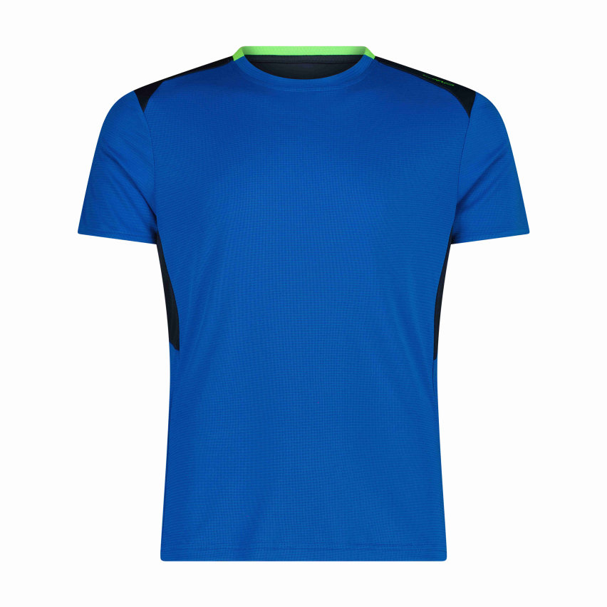 La T-shirt tecnica in jersey di poliestere lavora sulla tecnologia Dry Function