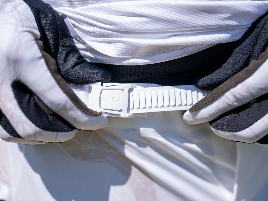 Fox Flexair Diffuse SE maglia e pantaloni MTB - chiusura pantaloni