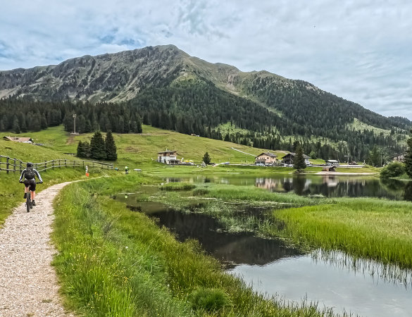 passo oclini emtb - lago lavazè