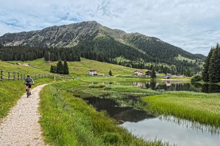 passo oclini emtb - lago lavazè