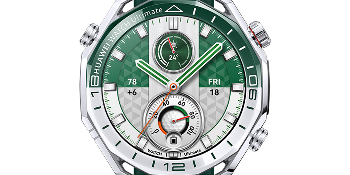 Huawei Watch Ultimate 2 Verde: il golf al polso, tra gesto e consapevolezza