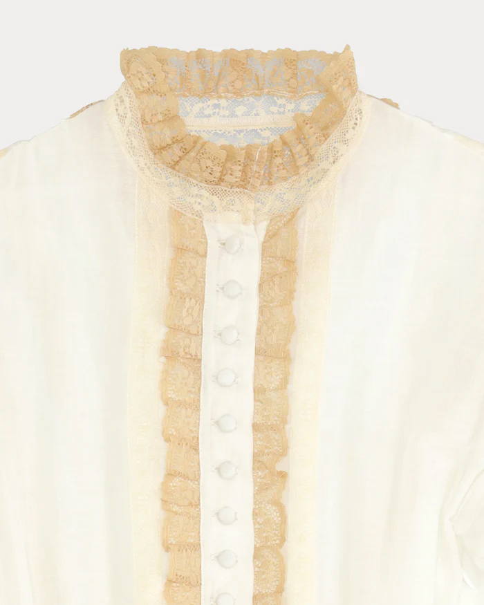 Astrid Abito in Muslin di Cotone e Seta