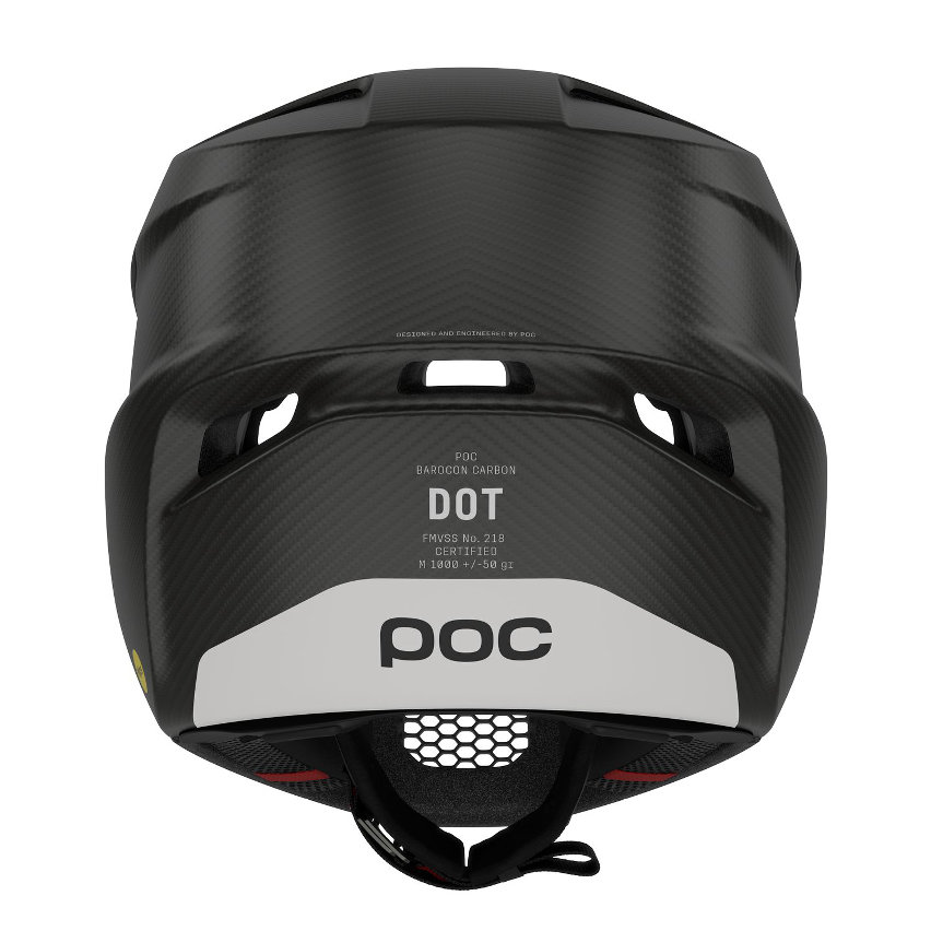 Poc Barocon Carbon - casco mtb full-face - rear