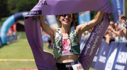 Fabiola Conti, letteralmente un fulmine nella 50k femminile con vittoria meritatissima e di prepotenza.