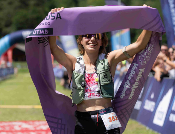 Fabiola Conti, letteralmente un fulmine nella 50k femminile con vittoria meritatissima e di prepotenza.
