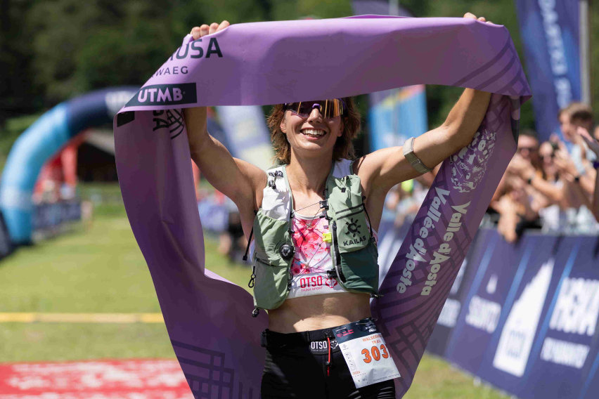 Fabiola Conti, letteralmente un fulmine nella 50k femminile con vittoria meritatissima e di prepotenza.