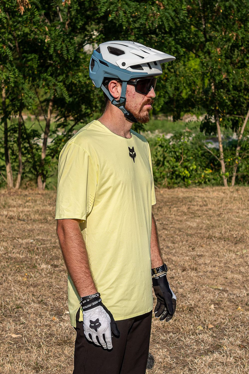 fox flexair ss jersey - test review - 3/4