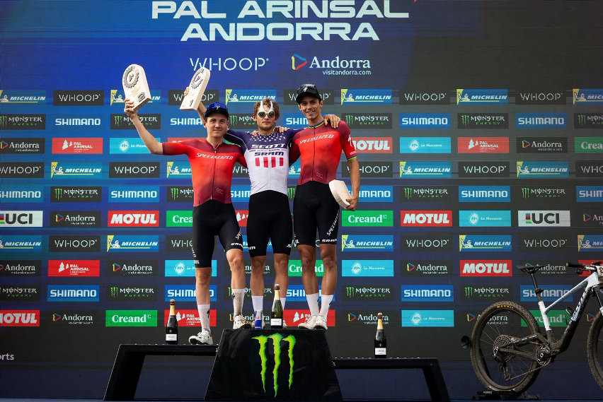 coppa del mondo mtb pal arinsal -podio xcc men