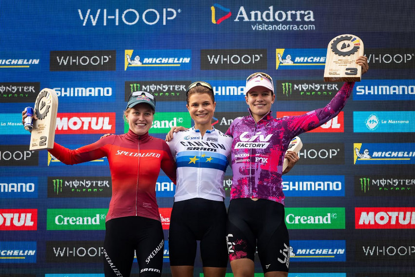 coppa del mondo mtb pal arinsal -podio xcc women