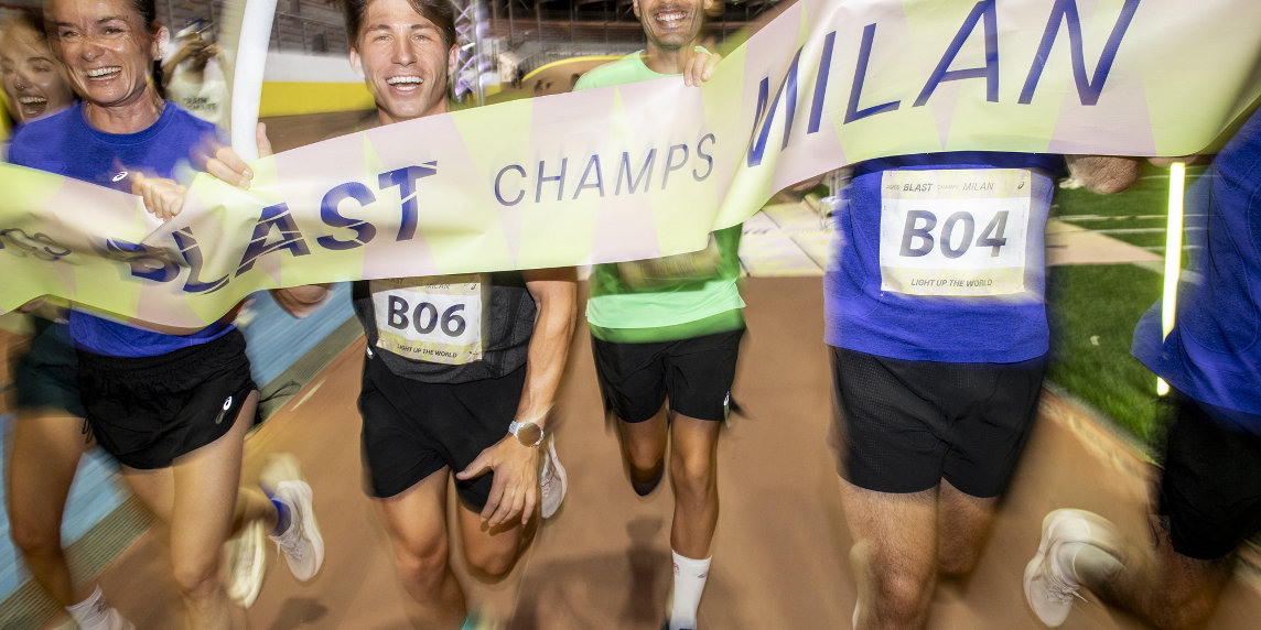 ASICS Blast Champs, NOVABLAST 6 accende il Vigorelli, tra memoria della pista e nuova energia