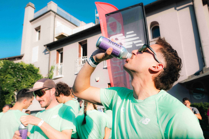 "Community running Vicenza durante l'evento New Balance"