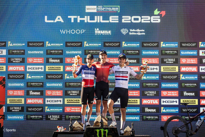 La Thuile MTB World Cup - XCC - podio Elite Men