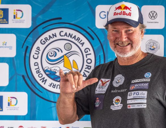 Björn Dunkerbeck e la Gloria Windsurf World Cup Gran Canaria