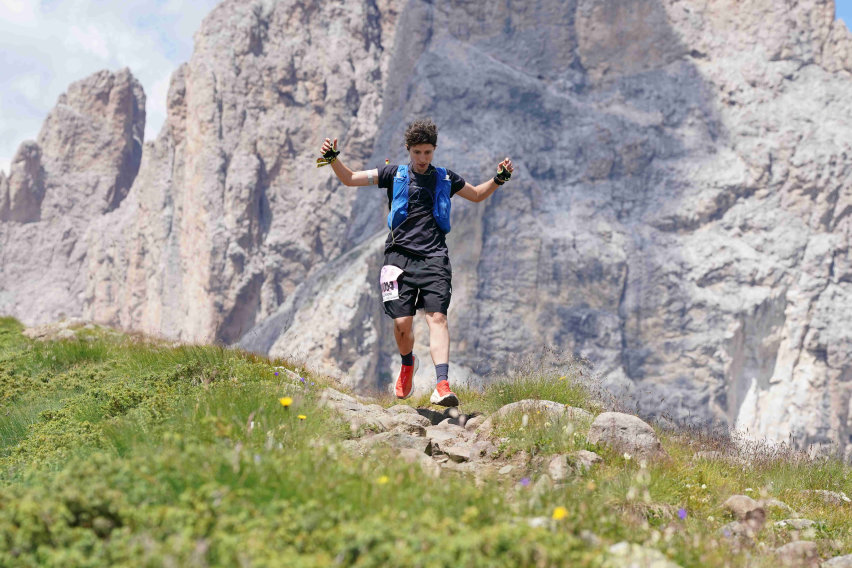 Dolomyths Run - Sara vola in discesa