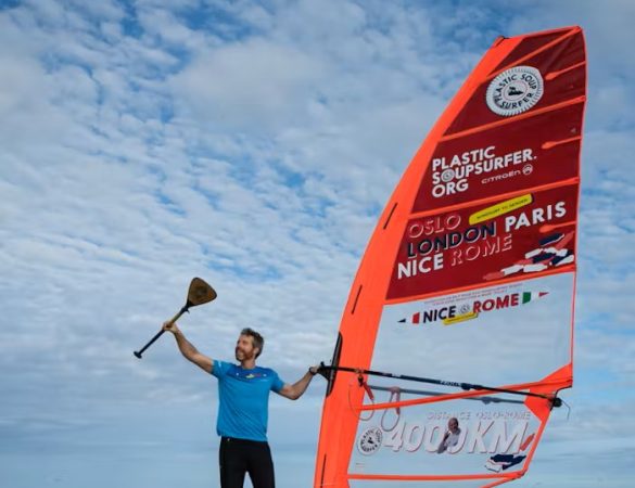 Il Plasticsurfer è arrivato a Roma