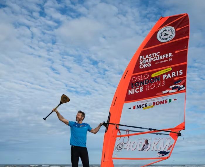Il Plasticsurfer è arrivato a Roma