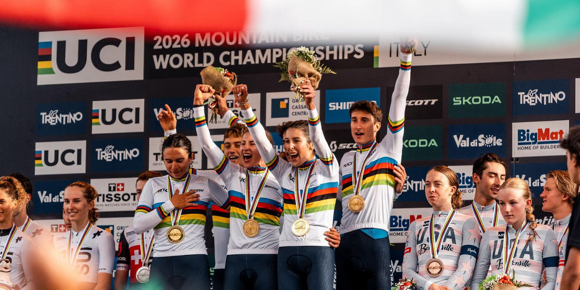 Italia d’Oro nel Team Relay ai Mondiali MTB Val di Sole 2026