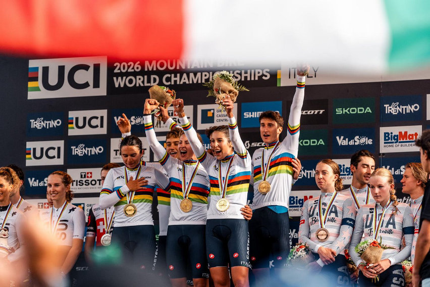 team relay - mondiali mtb 2026 val di sole - cover