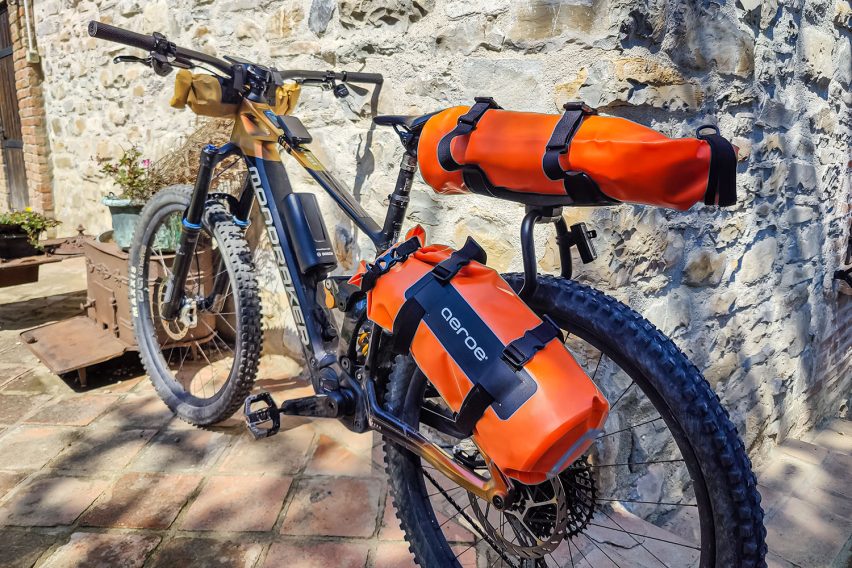 Aeroe Spider Rack - test review portapacchi mtb - top e lato sinistro