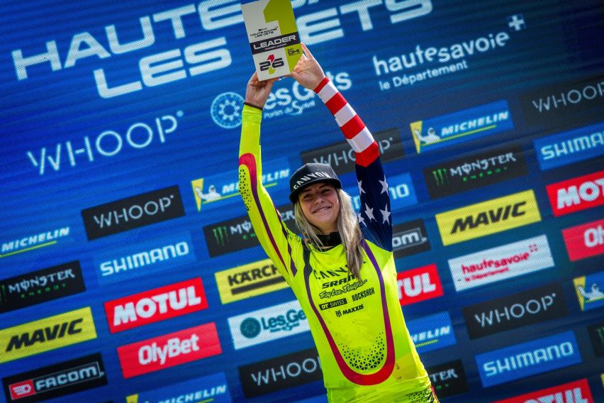 world cup dh 2026 - les gets - aletha ostgaard podio
