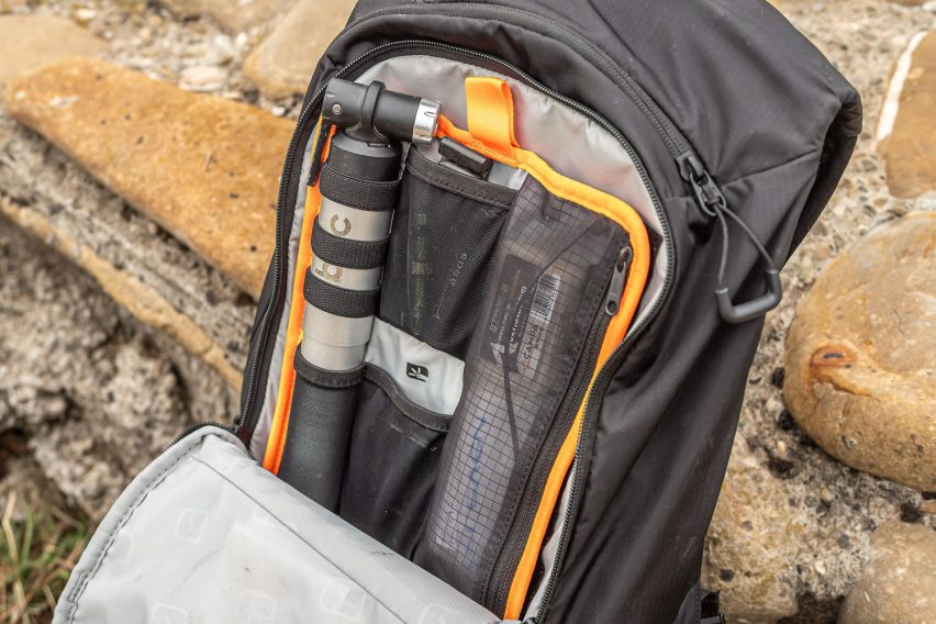 Ortovox Sequence Daypack 15 - test zaino mtb - tasca esterna