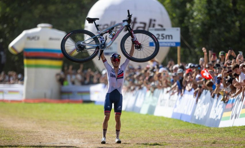 mondiali mtb xco 2026 val di sole - pidcock arrivo