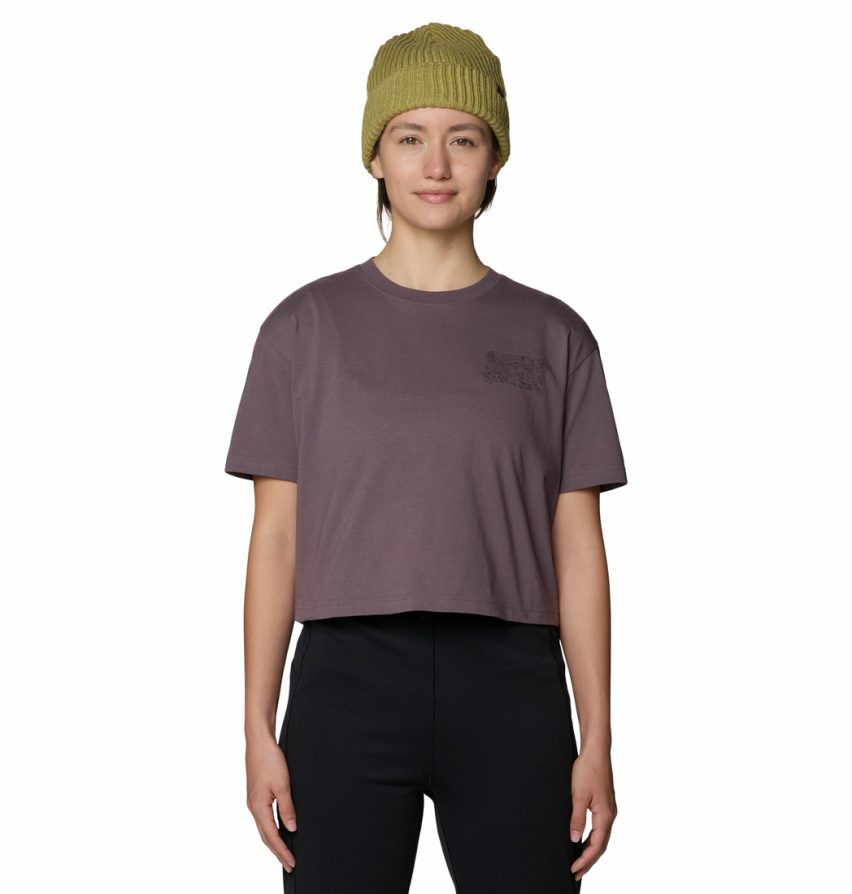 MHW Seek Wilder Paths Crop Short Sleeve W