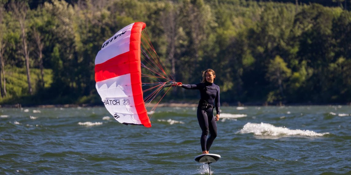 Ewan Jaspan presenta il nuovo parawing Naish