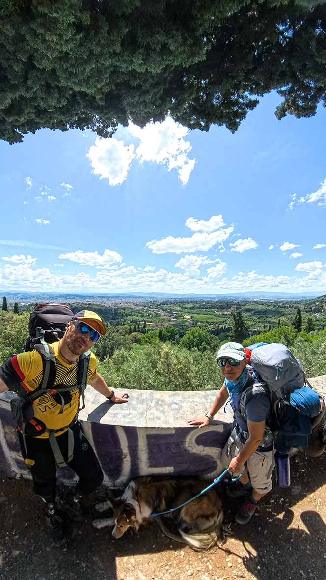 Andrea Lanfri, Cammino degli Dei