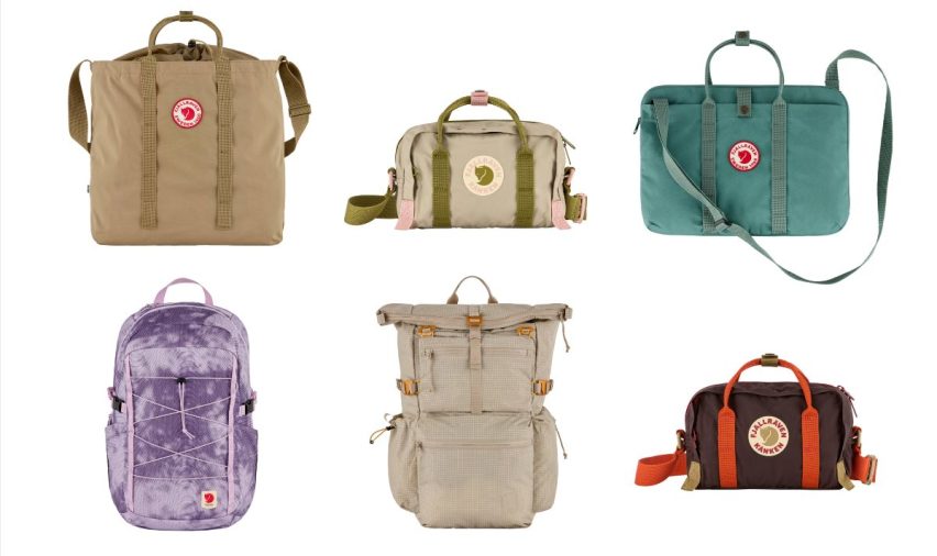 Fjallraven Skule Graphics 24, High Coast Pro Foldsack 26, Kånken Koncept Crossbody