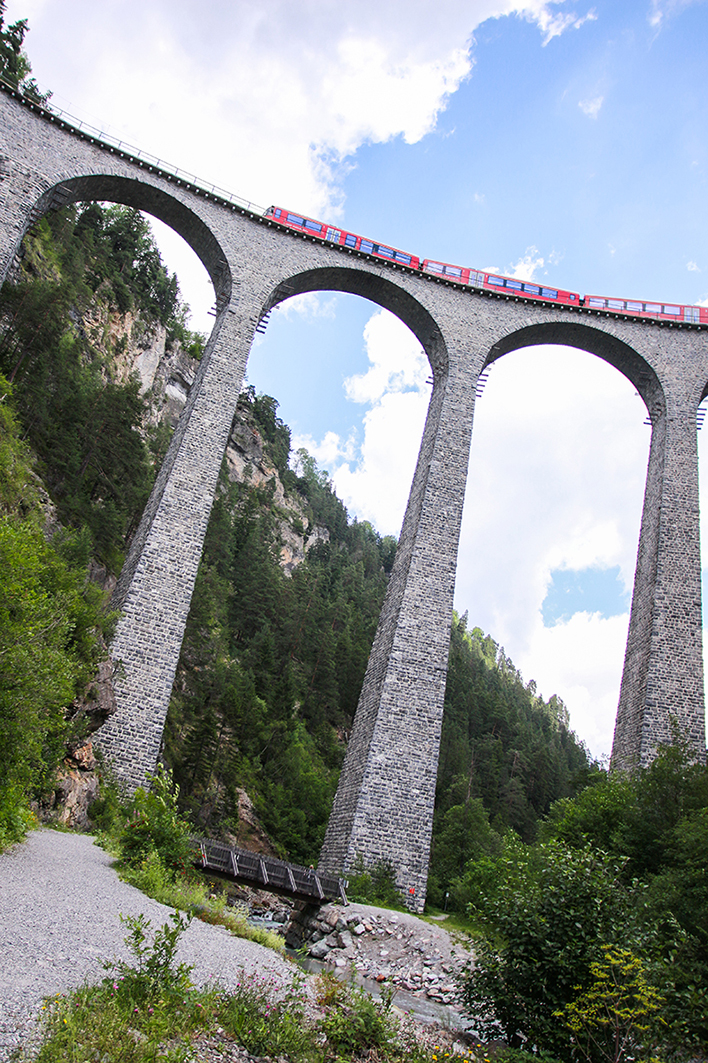 Il viadotto Landwasser - @Donatella Munerol