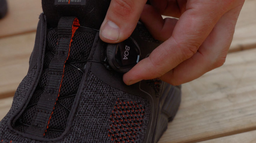 boa fit system e ms-racing team a leogang per la coppa del mondo mtb - scarpe Solid Gear Sonar WRP Low 01
