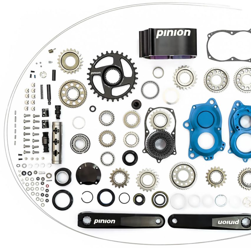 trasmissioni integrate per biciclette - guida pratica - esploso pinion p-line