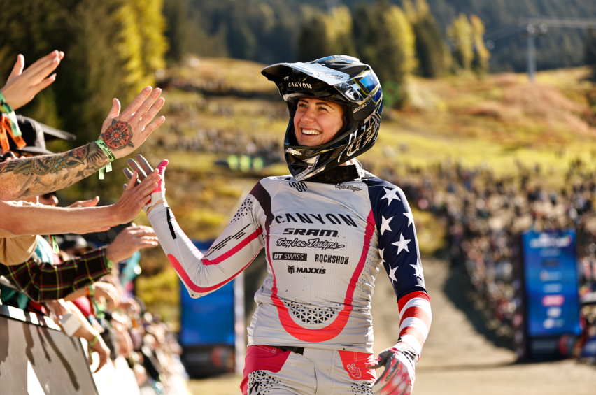 world cup dh whistler - aletha ostgaard arrivo