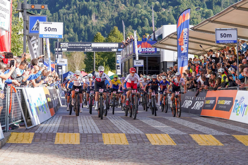 mondiali mtb marathon 2026 elite - partenza women