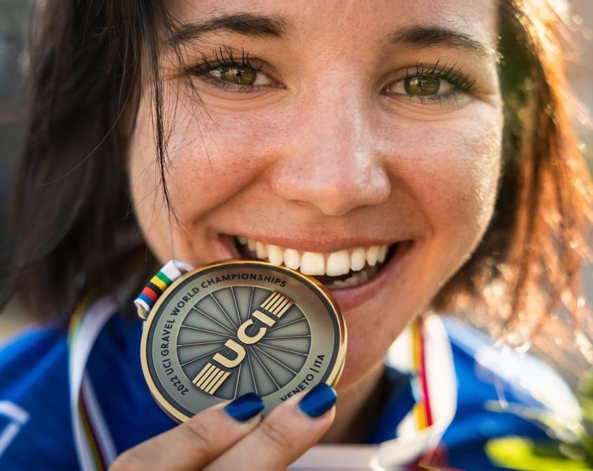 chiara teocchi gofundme - bronzo mondiali gravel 2022