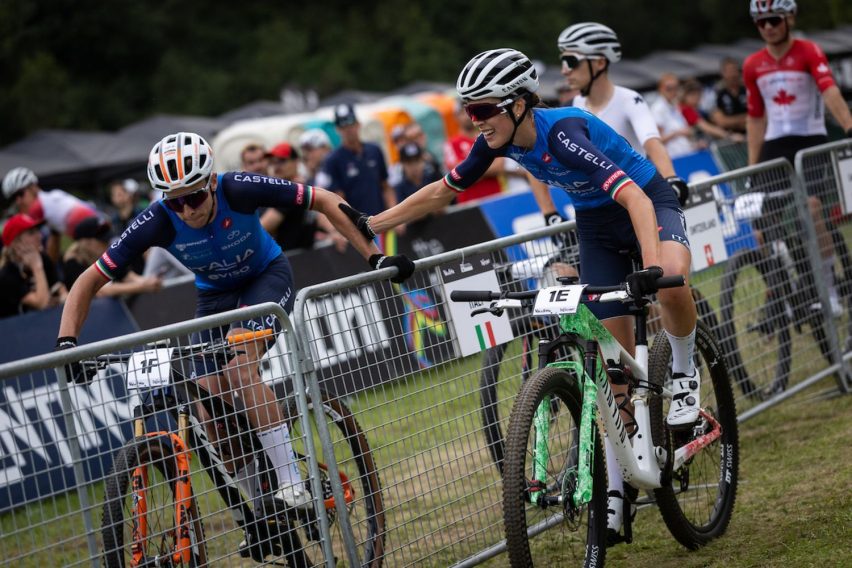 Mondiali MTB 2026 Val di Sole - XCR Team Relay - cambio