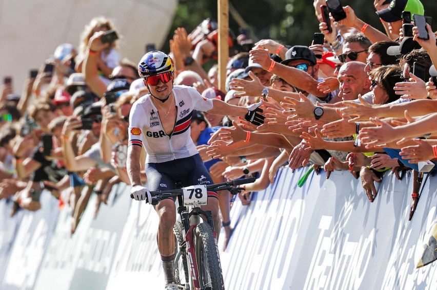 Mondiali MTB 2026 Val di Sole - XCO Elite Men - Pidcock arrivo