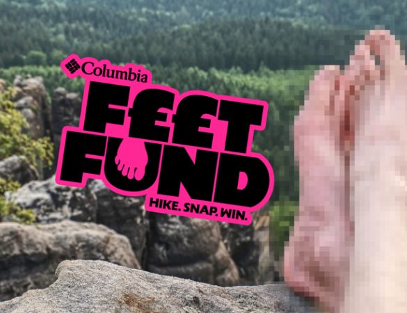 Columbia Sportswear lancia F££T FUND e premia le foto dei piedi degli escursionisti