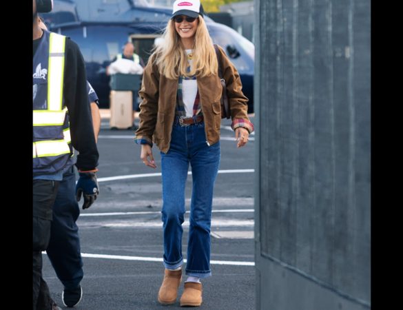 Bella Hadid, UGG, and the new autumn code