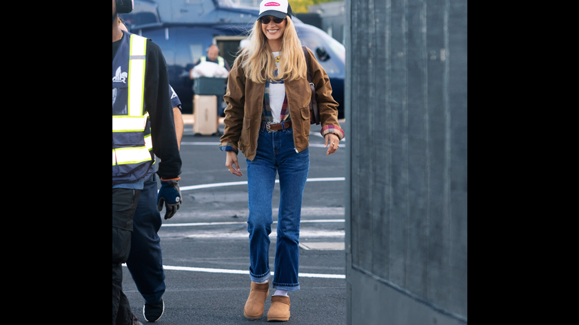 Bella Hadid, UGG, and the new autumn code