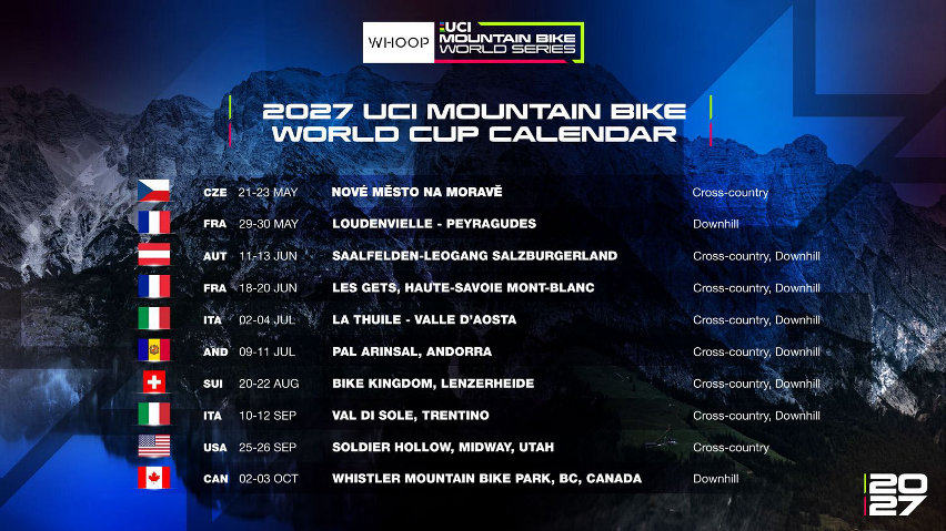 WHOOP UCI Mountain Bike World Series 2027 - cover
