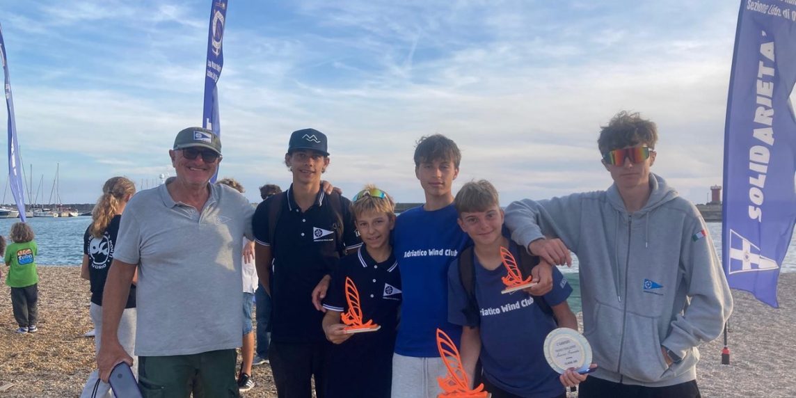 Adriatico Wind Club: tre podi alla Coppa Italia di Ostia