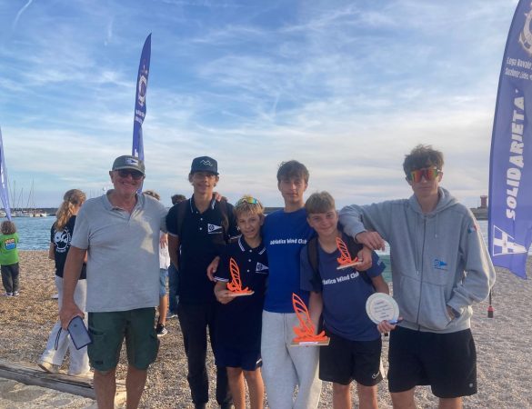 Adriatico Wind Club: tre podi alla Coppa Italia di Ostia